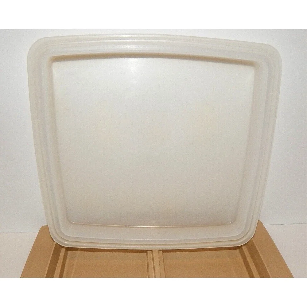 Tupperware Deviled Egg Keeper Carrier Tray Container 723-3 Almond